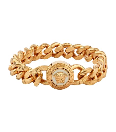 versace bracelet for men's|versace gold necklace for men.